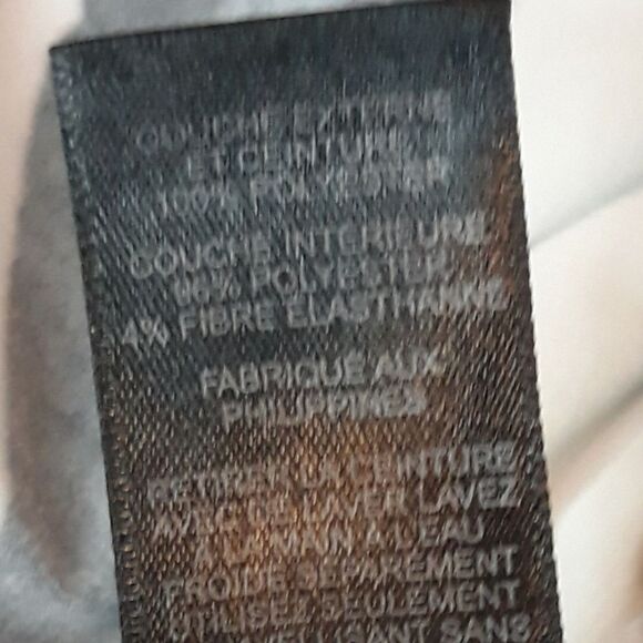 Express Chiffon Cowl Sleeveless Belted Knee Dress Color Blocked Floral Blk Sz M - Picture 11 of 11